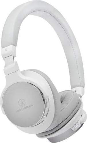 Audio-Technica ATH-SR5BTWH Bluetooth Wireless On-Ear High-Resolution Audio Headphones, White