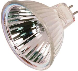 ledvance 58308 sylvania 50w narrow flood beam reflector lamp, gu5.3 bi-pin base, 1 pack halogen mr16