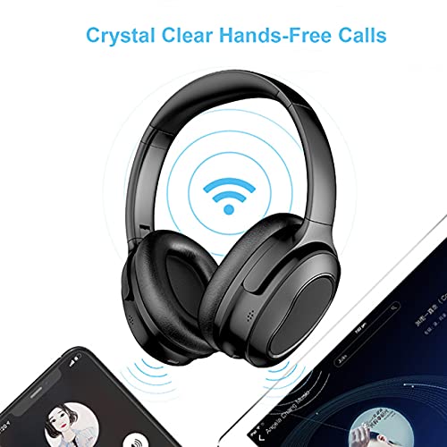 ABVANC Hybrid Active Noise Cancelling Headphones Wireless Over Ear Bluetooth Headphones, Hi-Res Audio, Deep Bass, Comfortable Fit, for Travel Home Office