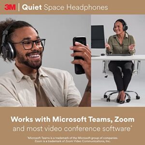 3M Quiet Space Headphones, Bluetooth Headphones, Wireless Headphones, 1 Pair