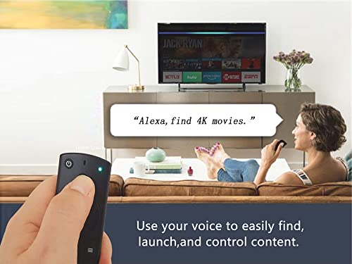 MYHGRC Replacement Alexa Voice Remote (2nd Gen) for Amazon 2nd Gen Fire TV Cube and Fire TV Stick 1st Gen Fire TV Cube Fire TV Stick 4K and 3rd Gen Amazon Fire TV-1step to Pair