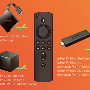 MYHGRC Replacement Alexa Voice Remote (2nd Gen) for Amazon 2nd Gen Fire TV Cube and Fire TV Stick 1st Gen Fire TV Cube Fire TV Stick 4K and 3rd Gen Amazon Fire TV-1step to Pair