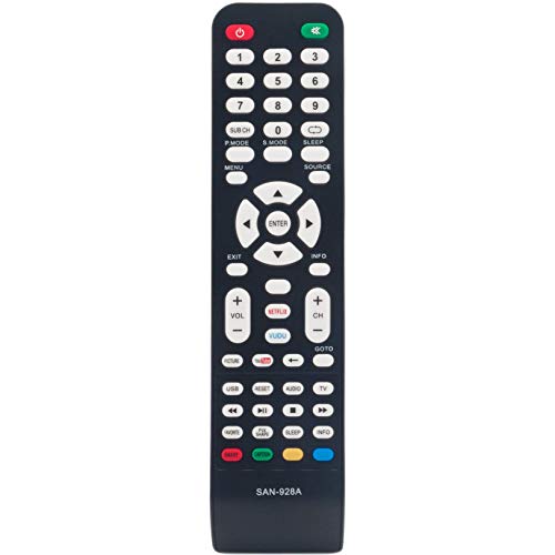 WINFLIKEl Replace Remote Control fit for Sanyo TV GXCC GXFA GXBD GXBM GXEA GXGA GXHA GXJA GXEC GXDB MC42FN01 C200NS00 MC42NS00 HTR-029 NH315UP NH312UP NH311UP NH316UP NH414UD NH002UD NH316UD NH432UD