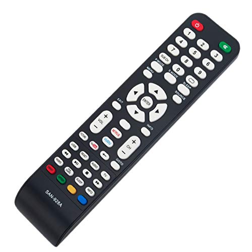 WINFLIKEl Replace Remote Control fit for Sanyo TV GXCC GXFA GXBD GXBM GXEA GXGA GXHA GXJA GXEC GXDB MC42FN01 C200NS00 MC42NS00 HTR-029 NH315UP NH312UP NH311UP NH316UP NH414UD NH002UD NH316UD NH432UD