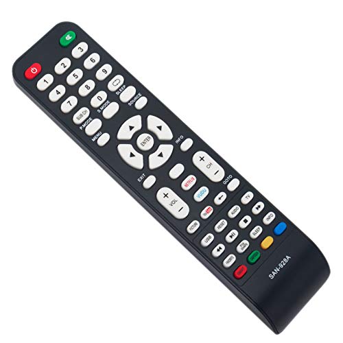 WINFLIKEl Replace Remote Control fit for Sanyo TV GXCC GXFA GXBD GXBM GXEA GXGA GXHA GXJA GXEC GXDB MC42FN01 C200NS00 MC42NS00 HTR-029 NH315UP NH312UP NH311UP NH316UP NH414UD NH002UD NH316UD NH432UD