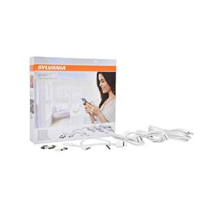 sylvania smart zigbee and bluetooth rgbw full color flexible lightstrip connector kit, indoor use – 1 pack (73826)