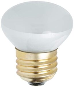 sylvania mini-floodlight incandescent bulb, 40w r14, medium base, reflector, 185 lumens, 2850k, 120v, frosted, soft white – 1 pack (14819)
