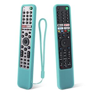 cover for sony bravia tv remote cover, protective remote case for rmf-tx600u rmf-tx520u remote, for sony samrt tv remote rmf-tx600u rmf-tx500u rmf-tx500e rmf-tx621u (glow in dark blue)