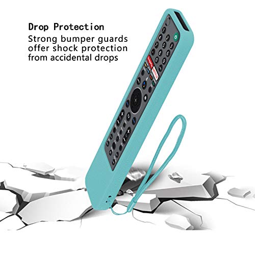 Cover for Sony Bravia TV Remote Cover, Protective Remote Case for RMF-TX600U RMF-TX520U Remote, for Sony samrt tv Remote RMF-TX600U RMF-TX500U RMF-TX500E RMF-TX621U (Glow in Dark Blue)