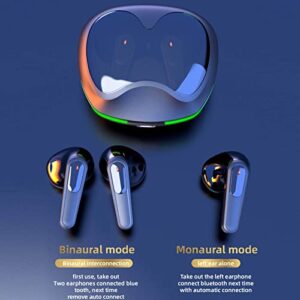 topliu Digital Display Bluetooth 5.1 Earbuds, Touch-Control Noise Reduction TWS-Headphones, with Breathing Lamp, 200mAh, for Sports Working Music