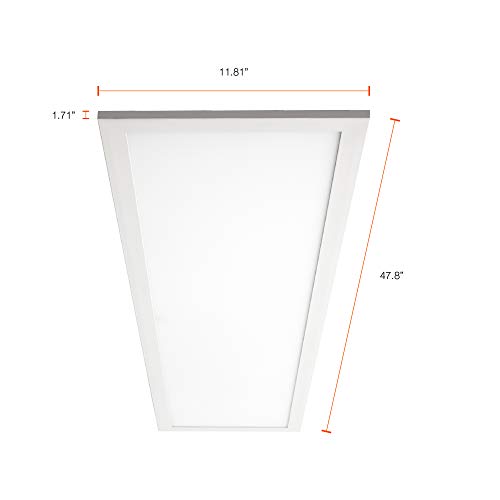 Sylvania LED 1'x4' 3A Back-Lit Flat Panel, Efficient 30W, 120-277V, Dimmable, 5000K Daylight, 1 Pack