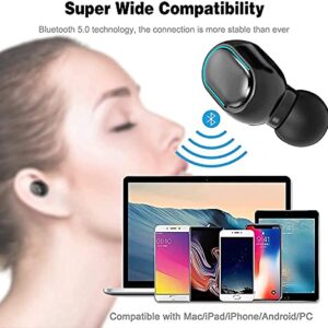 Krebly Wireless Earbuds, Bluetooth Earbuds with USB-C Fast Charging, Wireless Bluetooth Earphones in Ear Touch Control with Mic for Sport, Gaming and Running, Black