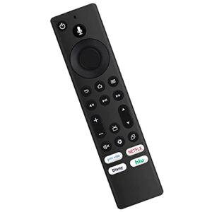 ct-95018 replacement voice remote control with mic fit for toshiba led 4k uhd smart fire tv 65c350ku 55c350ku 75c350ku 43c350ku 50c350ku