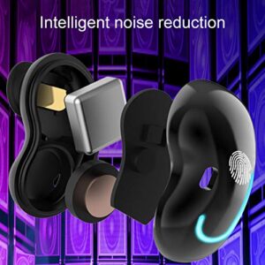 Heave Wireless Earbuds Bluetooth Earphones,in Ear Earbuds with Digital LED Display Fast Charging Case,HiFi Sound Quality Headphone Built in Mic,IPX4 Sweatproof Headset Purple