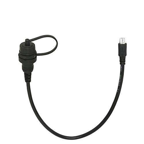 CERRXIAN 30cm Micro USB Mount Extension Dash Flush Cable for Car, Boat, Motorcycle, Truck Dashboard (Micro USB)