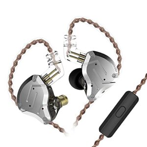 kz zs10 pro 4ba+1dd in ear monitor earphone 5 driver hifi metal earbuds headphone noise cancelling iem earphone with 2 pin detachable cable