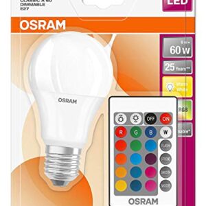 Osram LED Star Classic A E27 9 W Corn Light Plastic Assorted Colours LEDVANCE, 11.4 x 6 x 6 cm 2 Units