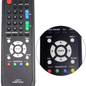 New GA667WJSA Replacement Remote Control for Sharp TV LC-32D49 LC-32D49U LC-37SB24 LC-32D44 LC-32D44U LC32D47U LC52SB55U LC37D44U LC-32D47 LC-32D47UT