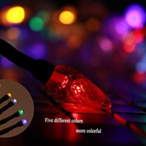 Cewuidy LED Christmas Lights Charging Cable,USB and Bulb Charger,50inch 10led Multicolor Available with Phone 5,6,7,8,X,XR,XS,XS Max,11,11Pro,11Pro Max,SE2,12mini,12,12Pro,12Pro Max etc(1pcs)