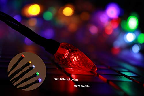 Cewuidy LED Christmas Lights Charging Cable,USB and Bulb Charger,50inch 10led Multicolor Available with Phone 5,6,7,8,X,XR,XS,XS Max,11,11Pro,11Pro Max,SE2,12mini,12,12Pro,12Pro Max etc(1pcs)