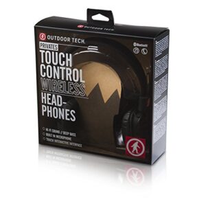 Outdoor Tech OT1400 Privates - Wireless Bluetooth Headphones with Touch Control (Black)