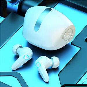 Qiopertar 2022 Hi-Fi TWS-Headphones Touch-Control Bluetooth 5.2 Insensible Wearing Wireless Earphones Polished Novelty Appearance Earbuds Headset Waterproof Headset for Sports