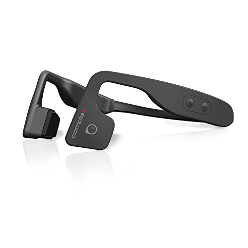 Open Ear Bone Conduction Headphones - Stereo Headset w/ Revolutionary Bone Induction Technology for Smart Running, Cycling, and Sports - Wireless Bluetooth Audio, Call Mic - Pyle PSWBT550 (Black)