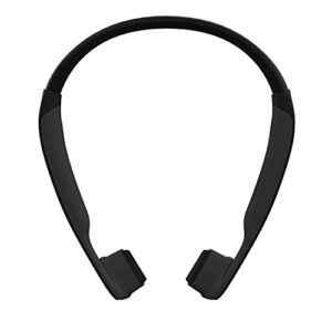 Open Ear Bone Conduction Headphones - Stereo Headset w/ Revolutionary Bone Induction Technology for Smart Running, Cycling, and Sports - Wireless Bluetooth Audio, Call Mic - Pyle PSWBT550 (Black)