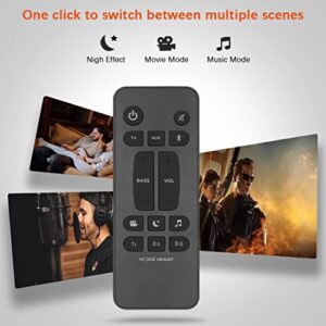 RE6214-1 Universal Soundbar Replacement Remote Control Compatible with Polk Audio Signa S1 S2 S3,with Battery