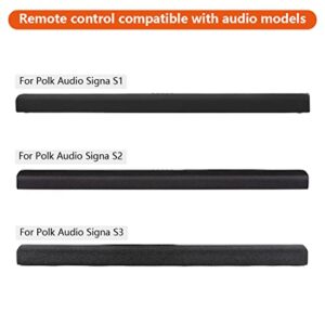 RE6214-1 Universal Soundbar Replacement Remote Control Compatible with Polk Audio Signa S1 S2 S3,with Battery