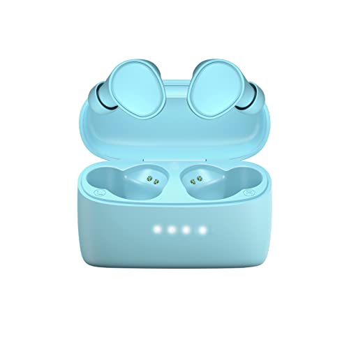 KOSETON Wireless Earbuds Bluetooth Headphones, Bluetooth 5.1 Technology, Mini Sports Headset, Built-in Microphone for HD Calls and Listening to Music, with Unicorn Charging Case, Blue