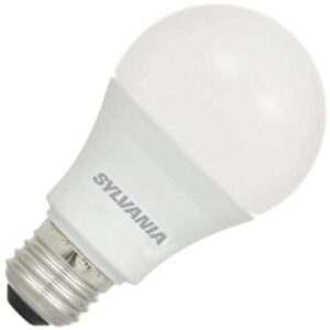 sylvania led light bulb, 100w equivalent a19, efficient 14w, medium base, frosted finish, 1500 lumens, white – 1 pack (74738)