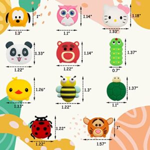 ZAKVOOR 20 Pack Cute Animals Bite USB Charger Protector for iPhone iPad Cable, Charging Protector and Cord Holder, Charging Cable Saver Phone Accessory Cable Buddies