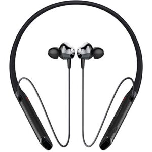 philips audio performance pn402bk wireless bluetooth earbuds with vibration call alert neckband, black (renewed)
