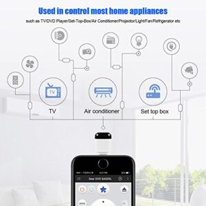 Wireless Smart IR Remote Control Adapter Android Mobile Phone Infrared Controller for Home AppliancesTV/DVD Player/Refrigerator/Light/Fan, etc(Type-C)