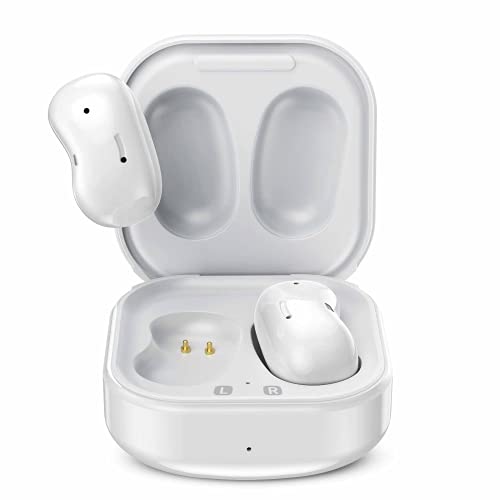 Urbanx Street Buds Live True Wireless Earbud Headphones for Samsung Galaxy Note10 Lite - Wireless Earbuds w/Hands Free Controls - White (US Version with Warranty)