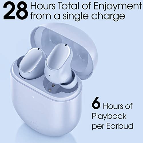 Mi Redmi Buds 3 Pro Airdots in-Ear Wireless Earbuds, 35dB Active Noise Cancellation, Ambient Sound Enhancer, 28 Hr Battery, Triple Mics for Voice Clarity, USB Type-C & Wireless Charging, Glacier Gray