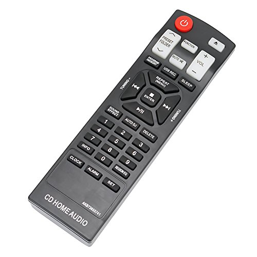 AKB73655741 Replace Remote Control Applicable for LG CM4550 CMS4550F CMS4550W CM4350 CMS4350F CD Home Audio Mini Hi-Fi System