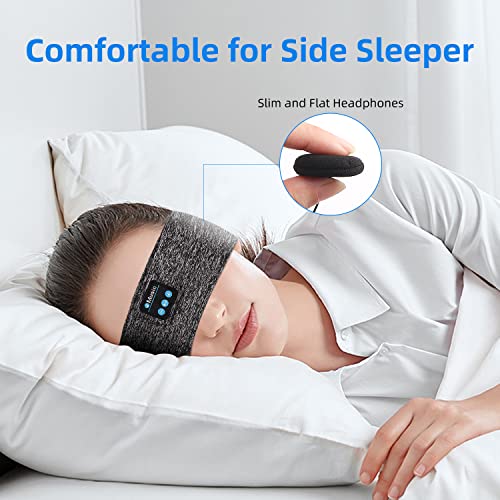 LeekaoWee 2023New Sleep Headset, Bluetooth Sports Sleep Headset, with Ultra-Thin high-Definition Stereo Speakers, Suitable for Sleep, Sports, Jogging, Yoga, Insomnia, air Travel etc.FD3