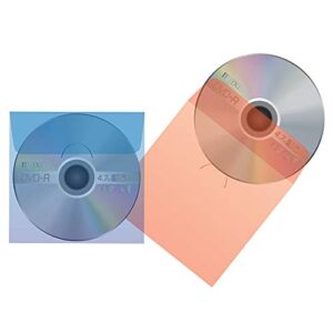 Maxell CD/DVD Keeper Sleeves - Color (25 Pack)