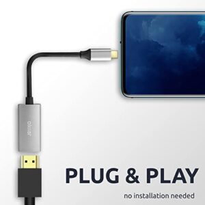 Olixar USB C to HDMI Adapter 4K for Smartphone, Laptop, MacBook and More - Display Your Device Screen on Your TV, Monitor or Projector in up to 4k @ 60Hz Resolution