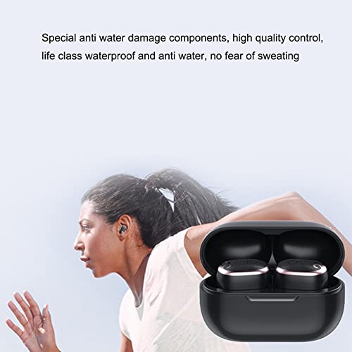 Bluetooth 5.0 Wireless Earbuds with Wireless Charging Case,Stereo Headphones in Ear Built in Mic Headset Premium Sound with Deep Bass for Sports/Working