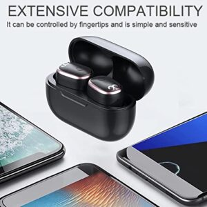 Bluetooth 5.0 Wireless Earbuds with Wireless Charging Case,Stereo Headphones in Ear Built in Mic Headset Premium Sound with Deep Bass for Sports/Working