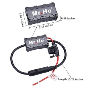 Mr.Ho Car Radio Antenna FM AM Signal Amplifier Booster 12V for Marine Car Boat Truck RV