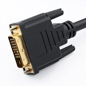 DTECH 6 Foot DisplayPort to DVI-D Single Link Cable Male to Male with Gold Plated Connector