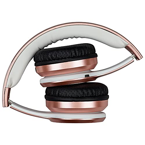 iLive Bluetooth Wireless Headphones, Built-in Microphone, Rose Gold (IAHB239RGD)