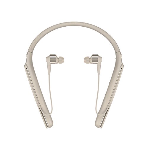 Sony Premium Noise Cancelling Wireless Behind-Neck in Ear Headphones - Gold (WI1000X/N)