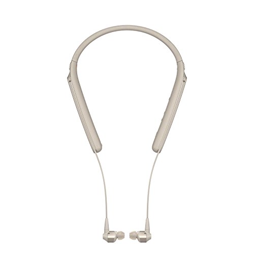 Sony Premium Noise Cancelling Wireless Behind-Neck in Ear Headphones - Gold (WI1000X/N)