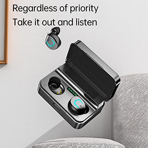 Wireless Earbuds Bluetooth Headphones in Ear with Bluetooth 5.2 Deep Bass LED Display IPX7 Waterproof Earbuds for Sport and Work,High-Definition Calls