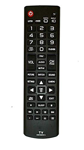 AKB73975711 Remote Control Replaced for LG TVs 42LB5600-UZ, 55LB5900-UV and Almost All Late Model LG TV's